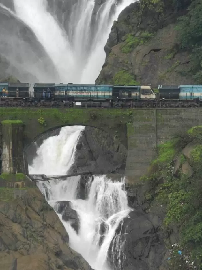 Photo of Doodhsagar Waterfalls Swimming Site, Ramnagar - Karwar Road, Collem, Sonaulim, Goa, India by UMANG PUROHIT