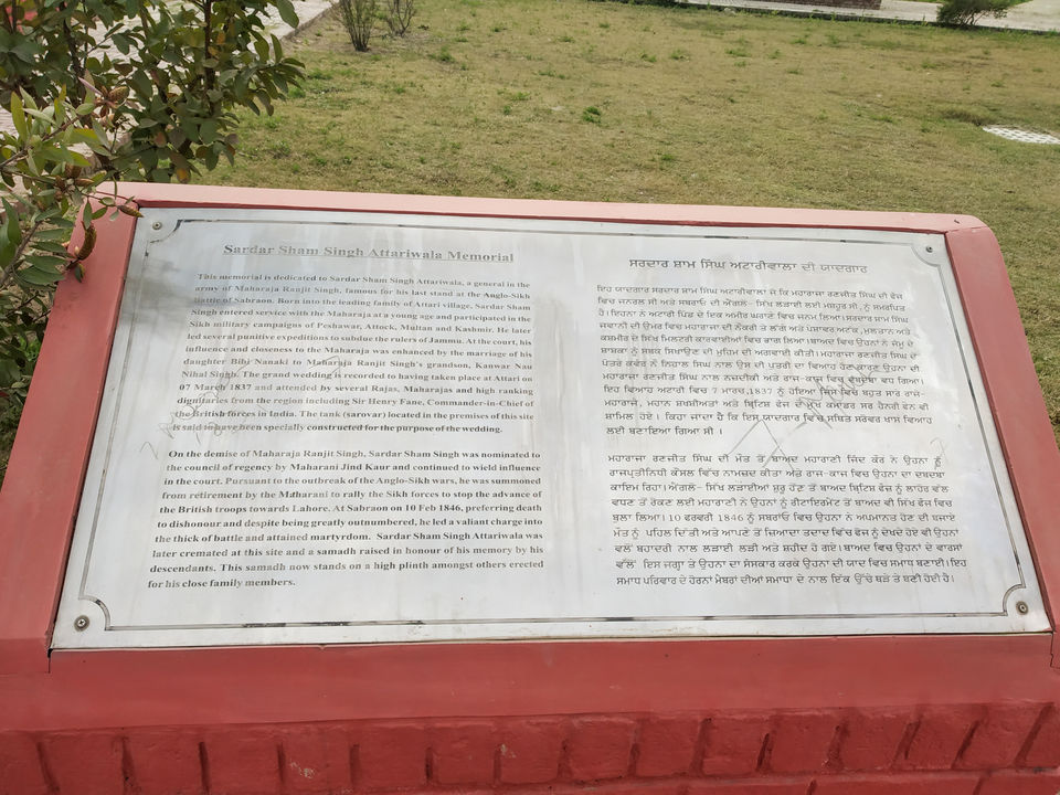 Photo of Sham Singh Attariwala Memorial - The Forgotten Monument of the Attari 11/16 by Hemangi Narvekar