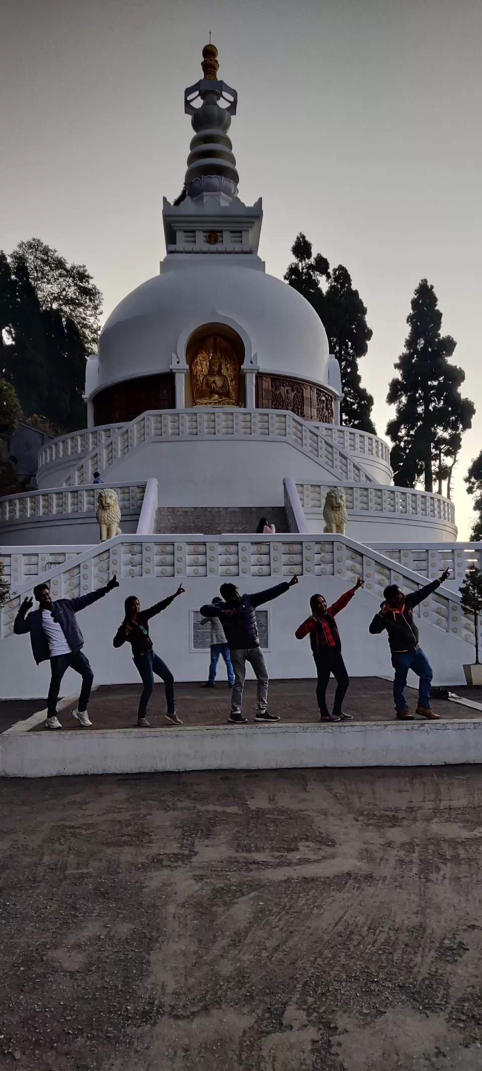 Photo of Peace Pagoda, Darjeeling, West Point, Darjeeling, West Bengal, India by Rajganesh