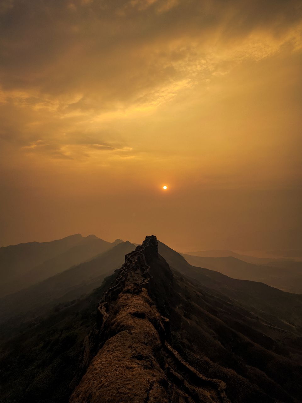 Photo of Sunrise trek Rajgad fort Maharashtra by Ashish Parte
