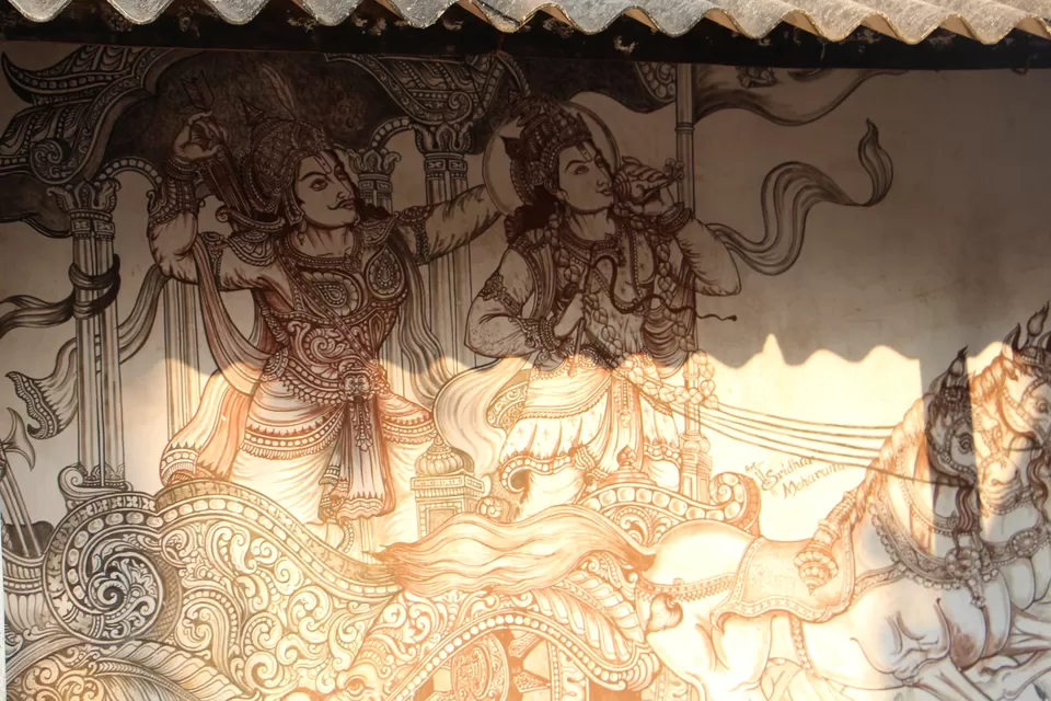Photo of The famed art work at Raghurajpur by Vineet Kumar