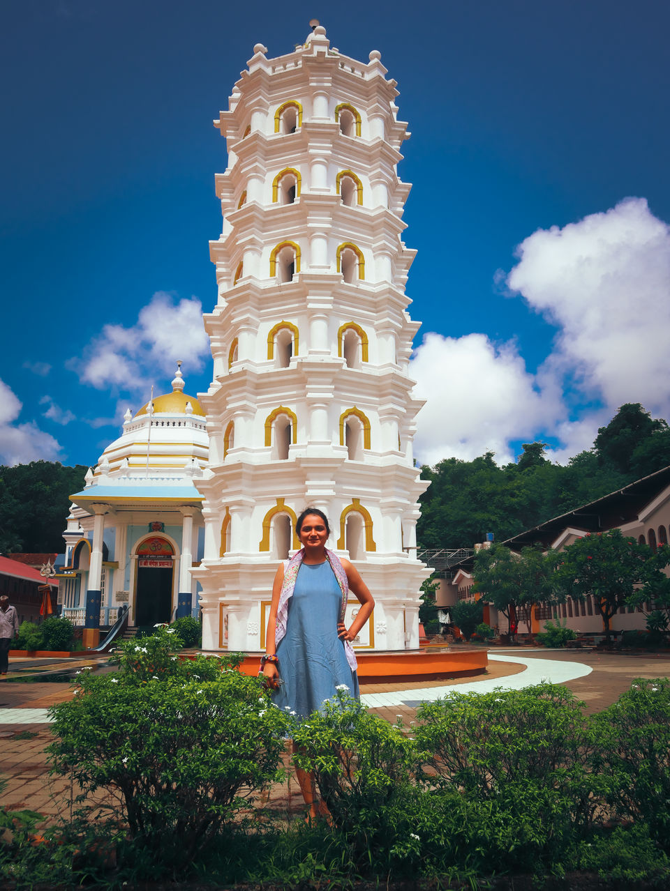 Photo of Shree Mangesh temple,hiddengem of goa #travelwithunnati by Unnati Patel