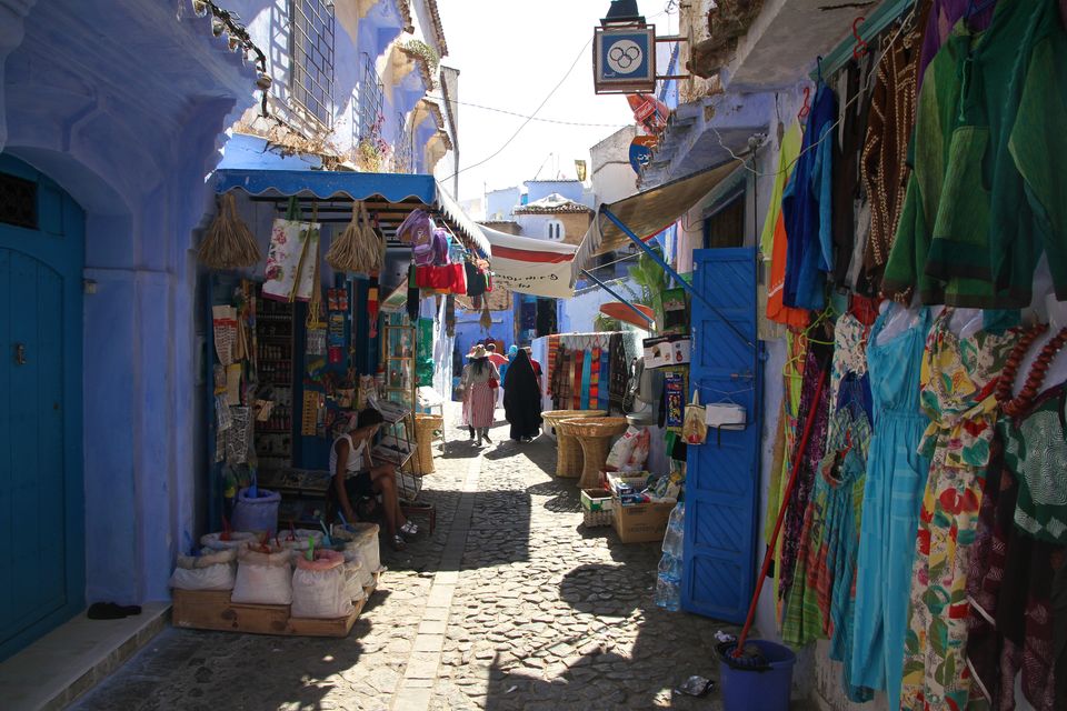 Photo of Making a Donkey of Yourself in Chefchaouen, Morocco 8/29 by Gail Palethorpe