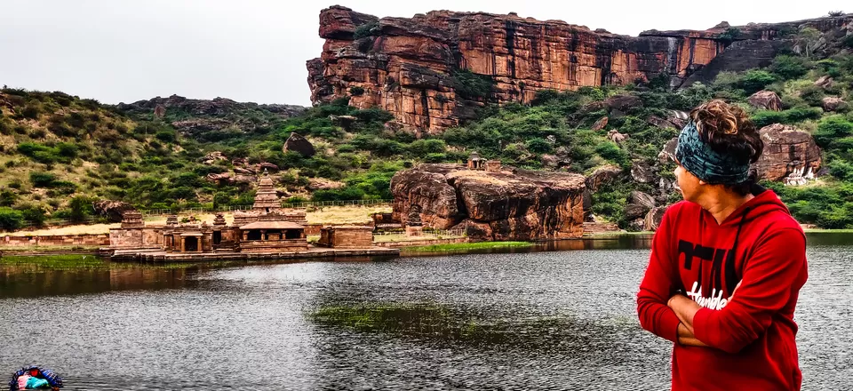 Photo of Badami Caves, Badami, Karnataka, India by rahul bawangade