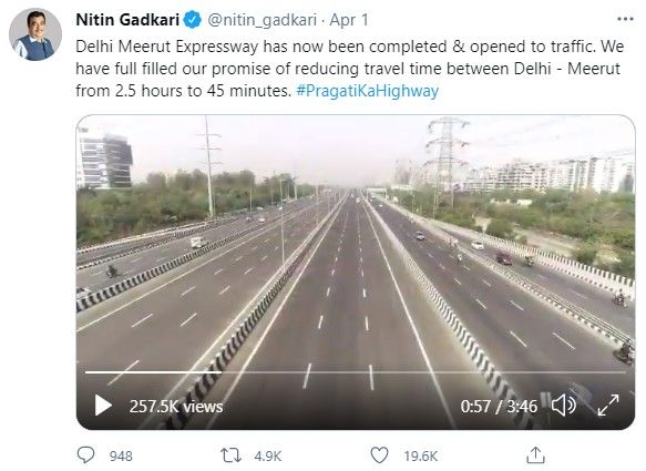 Photo of This New Expressway Will Take You from Delhi to Meerut in Only 45 Minutes! by Dinal Jain