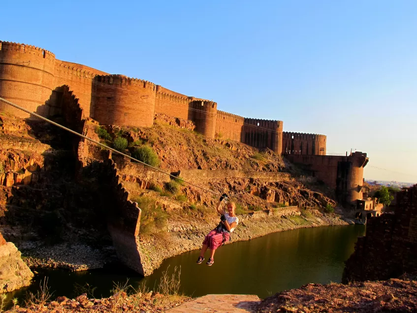 Photo of Rao Jodha Desert Rock Park, Jodhpur, Rajasthan, India by nickthevagabond