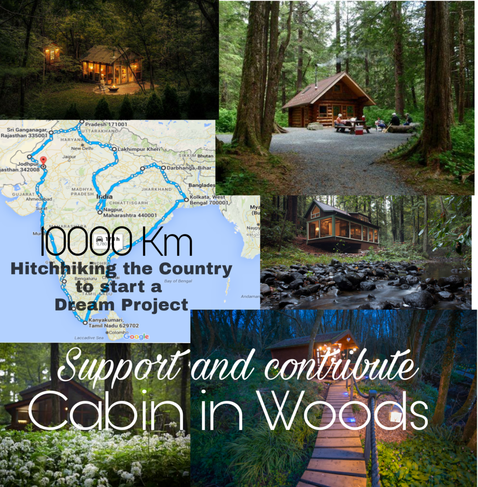 Photo of Hitch-Hiking 10000 km Without the wallet to make a Dream project happen. #CabinInWoods by nickthevagabond