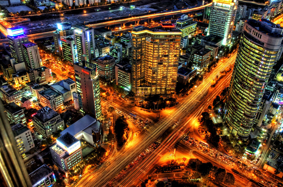 Photo of A night glance of Seoul by Anvi