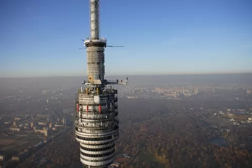 Photo of Ostankino Television Tower, Russia, Moscow, ulitsa Akademika Koroleva by Josh Cahill