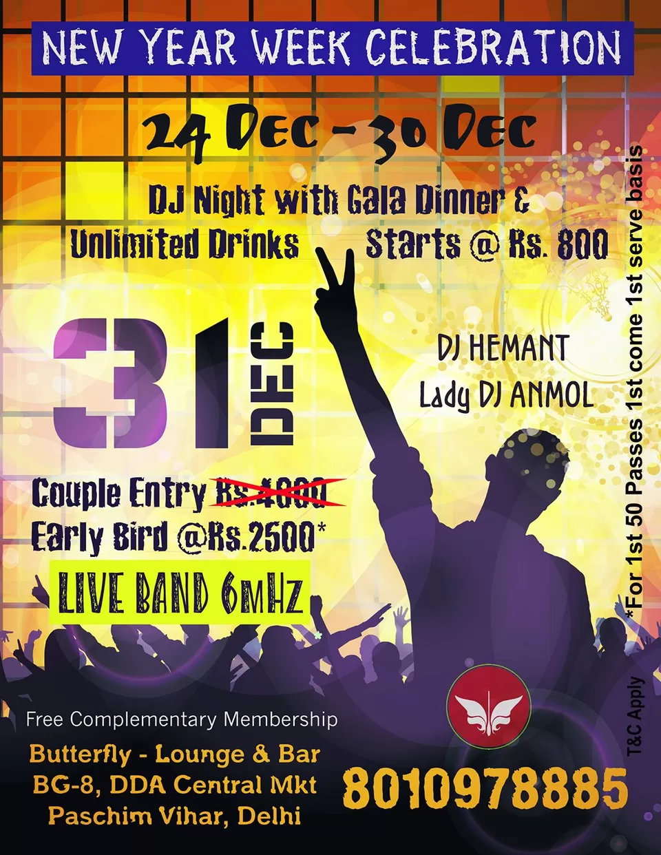 Photo of Butterfly - Lounge & Bar, Delhi, India by Prateek Dham