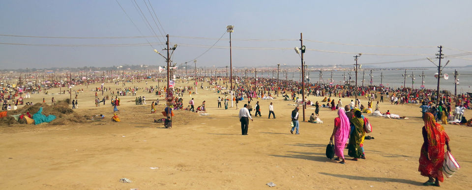 Photo of The Naga sadhu who asked for my gold ring at the Kumbh Mela 6/13 by The Compulsive Traveller
