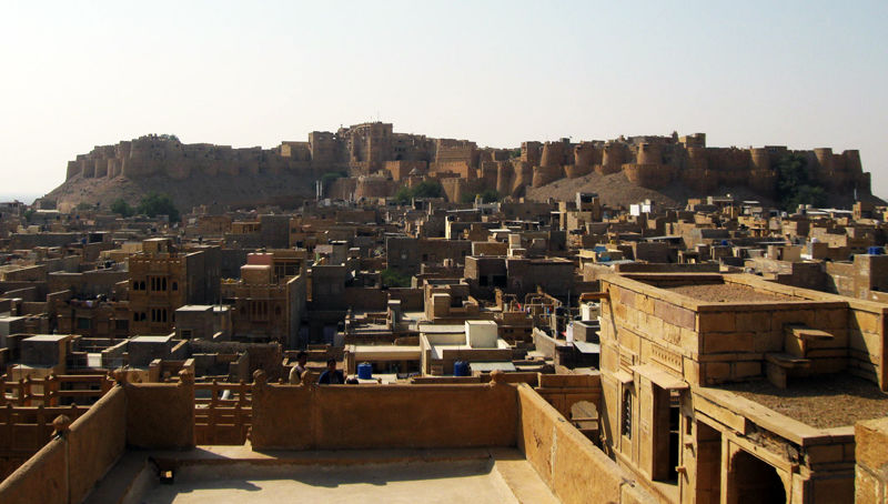 Photo of Jaisalmer fort from Patwon ki Haveli by The Compulsive Traveller