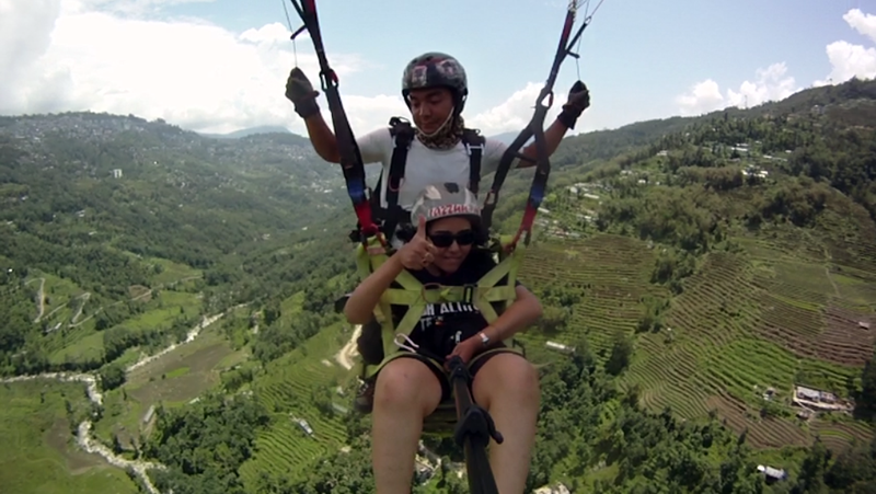 Photo of Paragliding in Sikkim 1/8 by The Compulsive Traveller