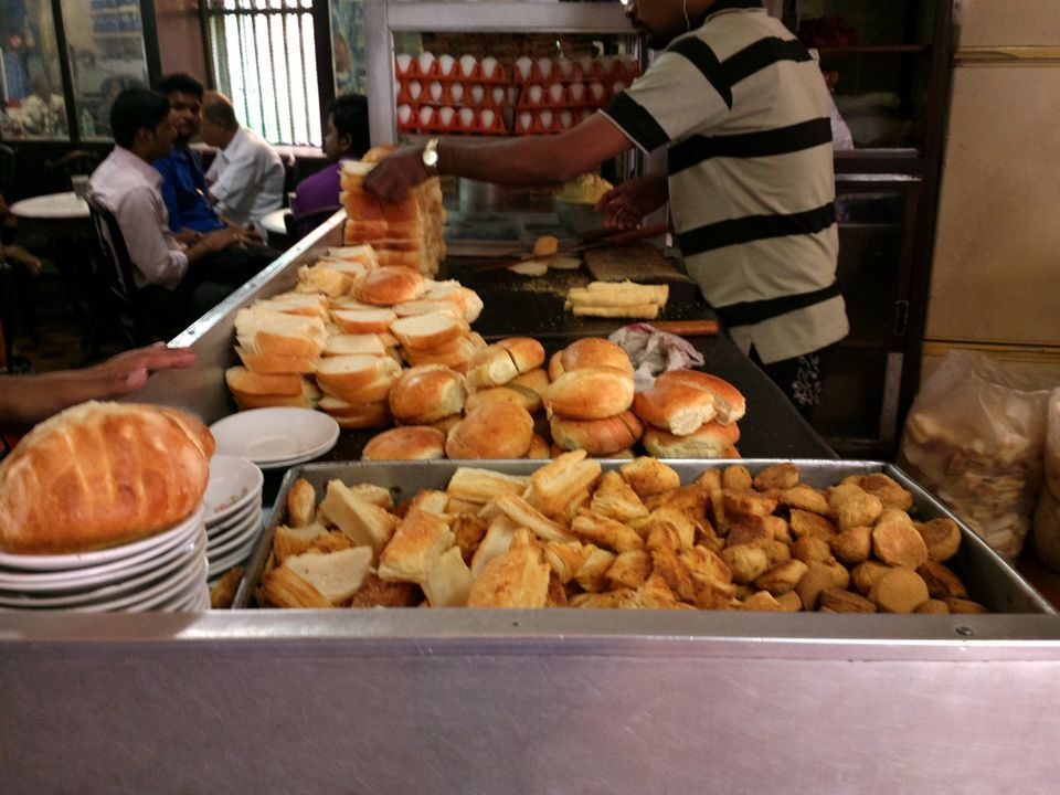 Photo of Bun maska and chai in the 100-year-old B Merwan & Co. Mumbai before it was shut down 9/10 by Chendilk