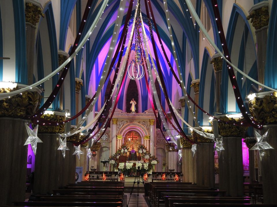 Photo of St Mary's Basilica, Bangalore – Glowing on Christmas eve 2/5 by Chendilk