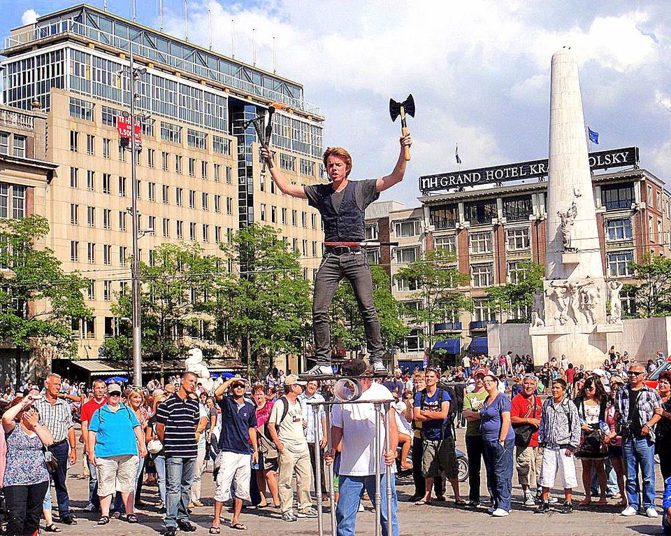 Photo of Dam Square, Amsterdam, The Netherlands by Melissa Adams