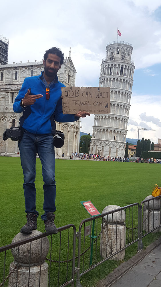Photo of Traveling Around the world For JOB CAN WAIT TRAVEL CAN'T 5/7 by nakul