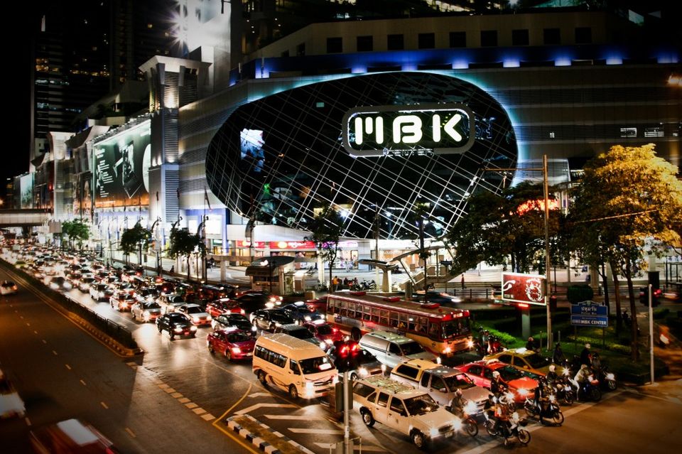 Photo of Mbk Phayathai Road Bangkok Thailand by Pamela Macnaughtan