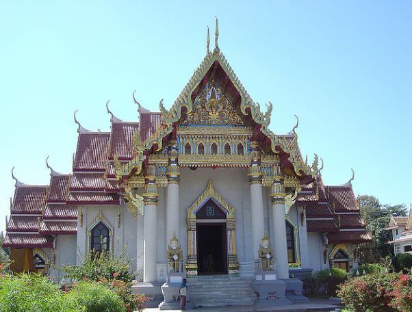 Photo of Thai Temple, Bodhgaya, Bihar, India by Nancy Nance