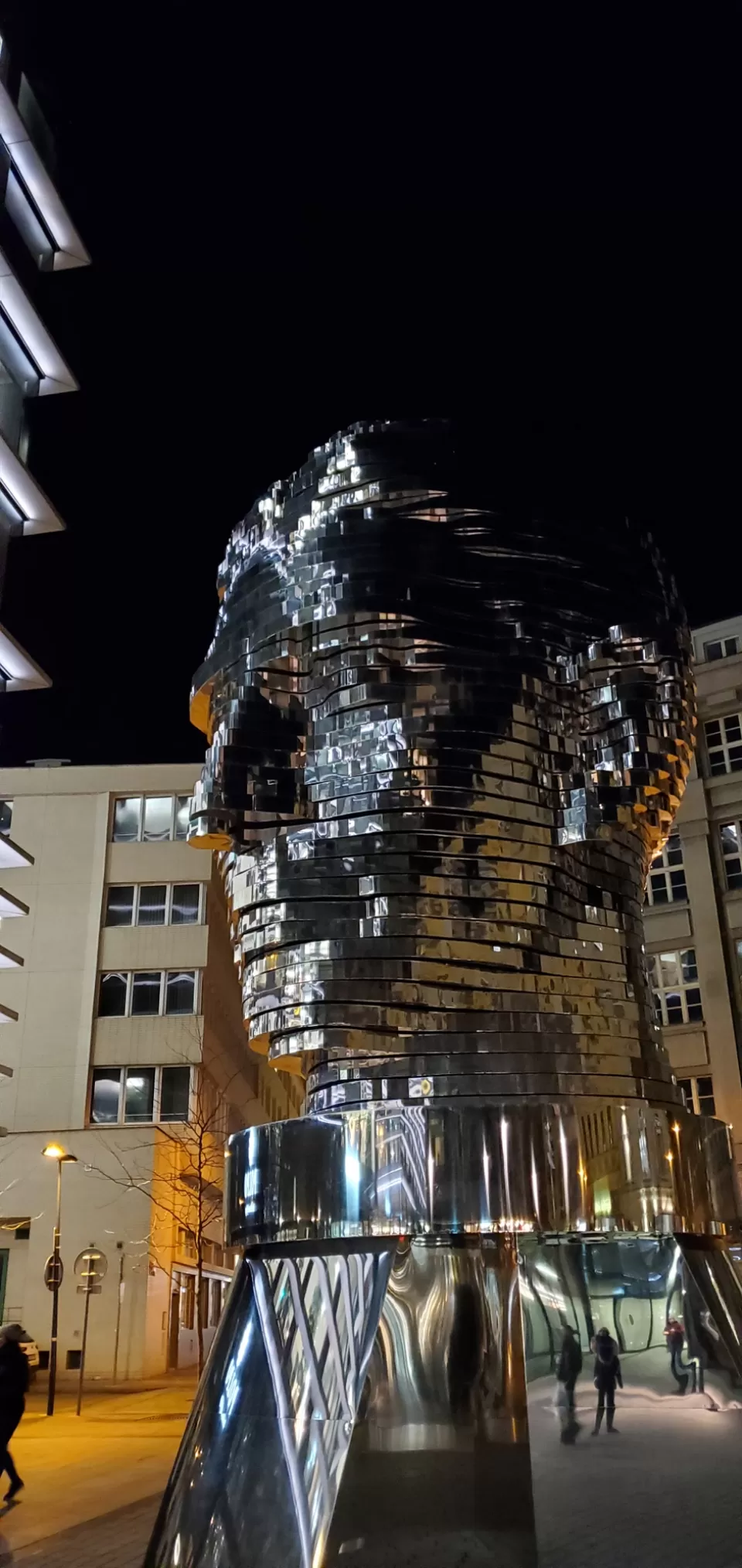 Photo of Franz Kafka - Rotating Head, Charvátova, New Town, Czechia by Swati Goyal