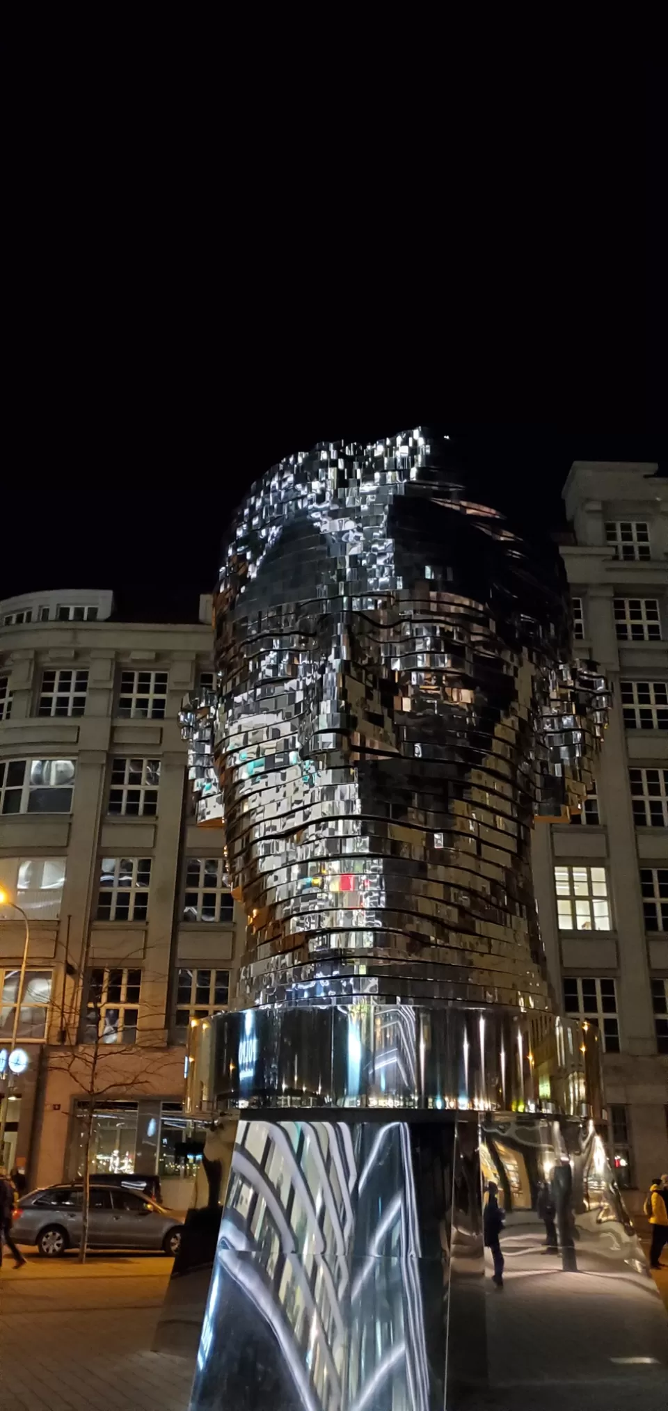 Photo of Franz Kafka - Rotating Head, Charvátova, New Town, Czechia by Swati Goyal