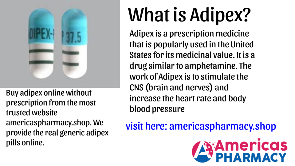 Photo of Buy Adipex Online | Real Generic Pills Without Prescription 1/2 by Americas Pharmacy