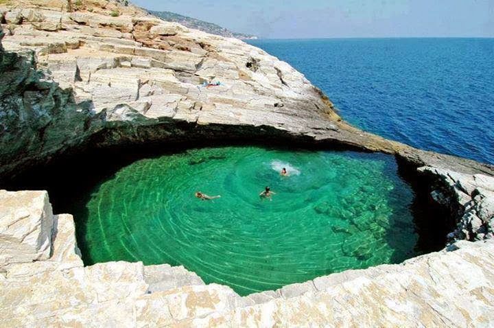 Photo of Greece's Hidden Gem - Giola, a Natural Pool Located on the Island of Thassos 3/4 by Aahna