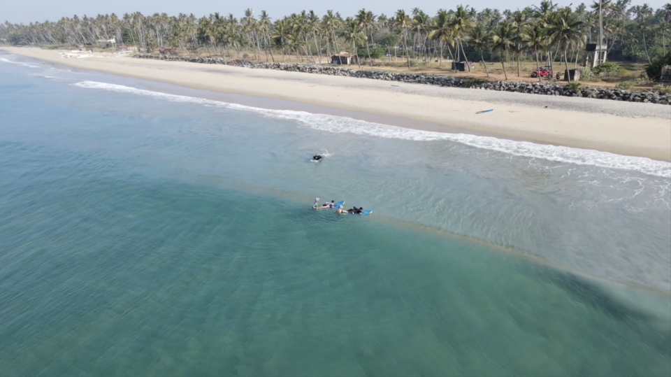 First Surf Lesson in Varkala, Kerala Tripoto