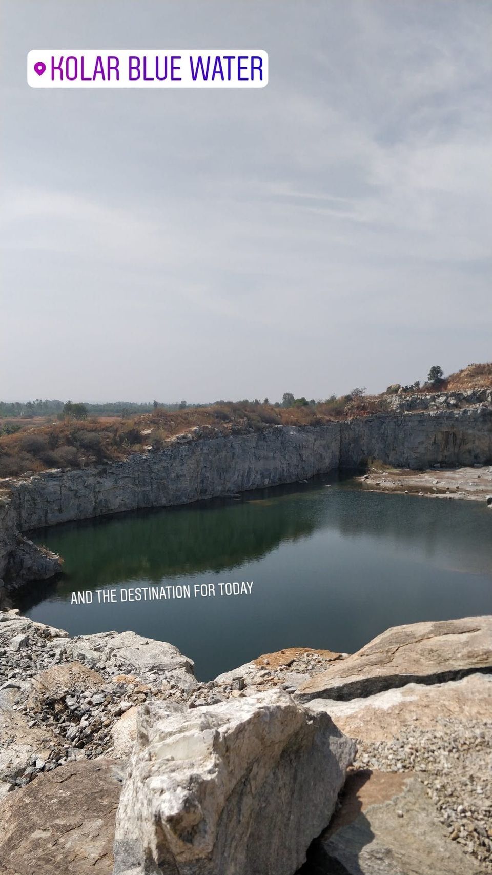 Photo of Kendatti Blue water - One day ride from Bangalore | Wandering Bong by Wandering Bong
