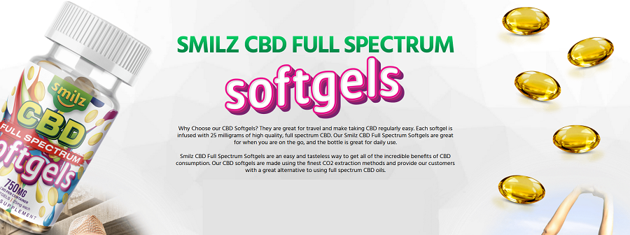 Photo of Smilz CBD Softgels | Smilz CBD Full Spectrum Softgels Reviews! 1/1 by Smilz CBD Softgels