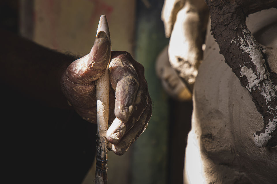 Photo of Photoblog - A Story of Durga Idol Makers , Indore 1/56 by Kshitish Pandey