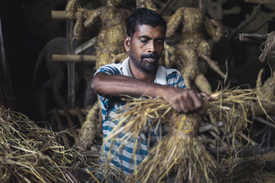 Photo of Photoblog - A Story of Durga Idol Makers , Indore 15/56 by Kshitish Pandey