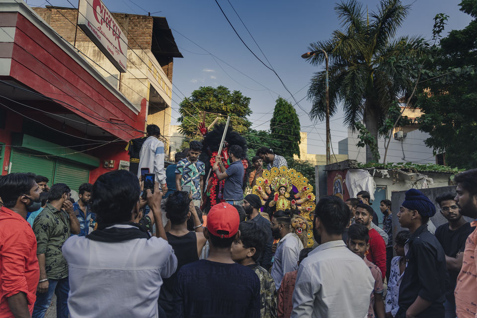 Photo of Photoblog - A Story of Durga Idol Makers , Indore 52/56 by Kshitish Pandey