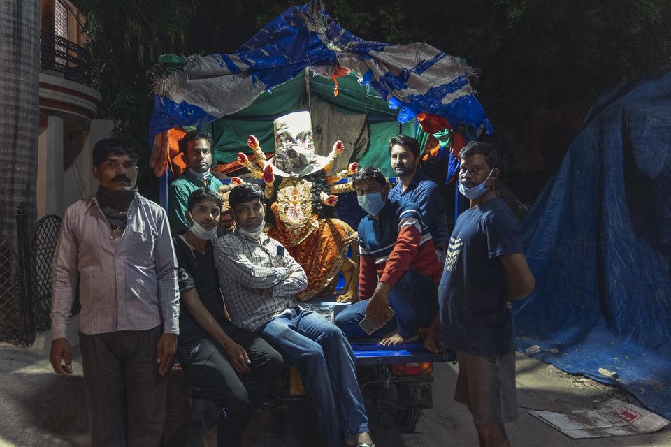 Photo of Photoblog - A Story of Durga Idol Makers , Indore 56/56 by Kshitish Pandey