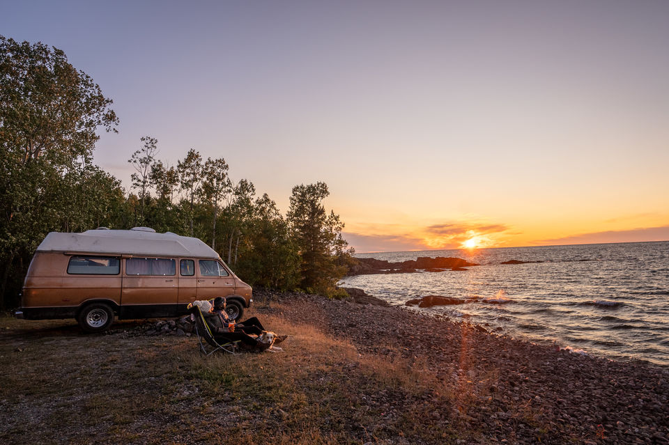 Photo of Indian Vanlife Couple - Canada to Patagonia in our self converted 44 year old Campervan by Brown Vanlife