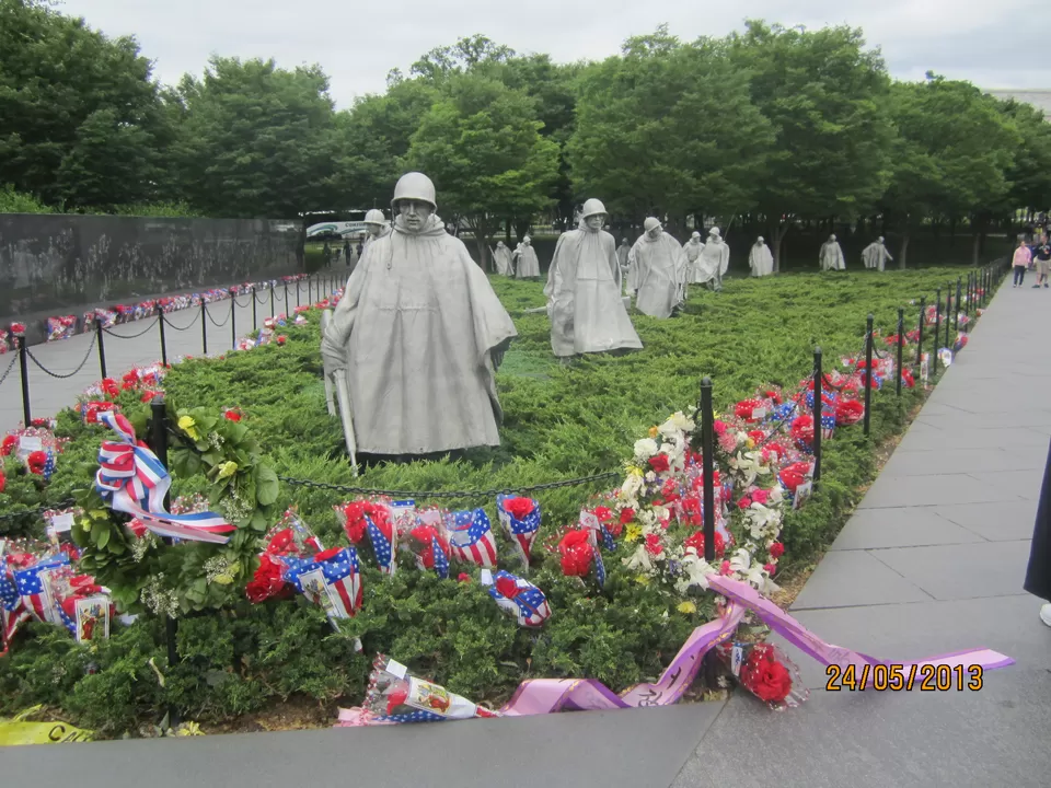 Photo of Korean War Veterans Memorial, Ohio Drive Southwest, Washington, DC, USA by Sonika Shriwastav