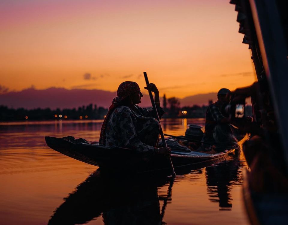 Photo of Dal Lake and the Colors of Twilight by Omar Bazaz