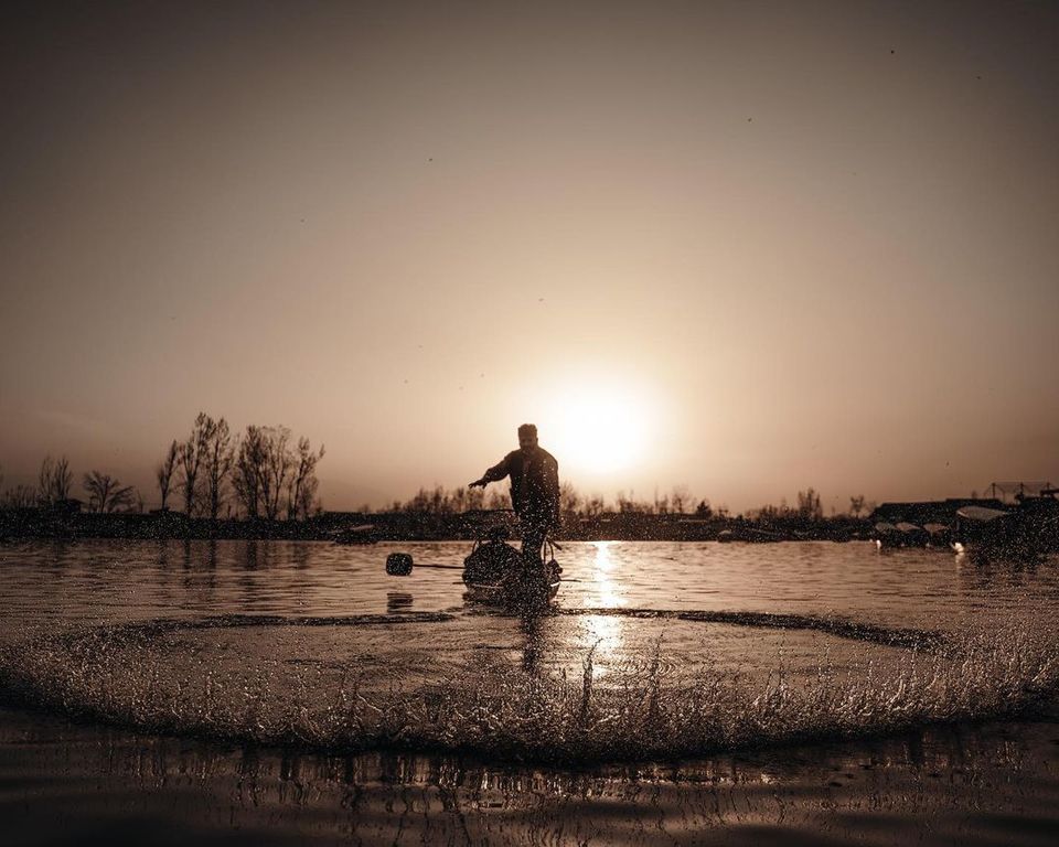 Photo of Dal Lake and the Colors of Twilight 3/8 by Omar Bazaz