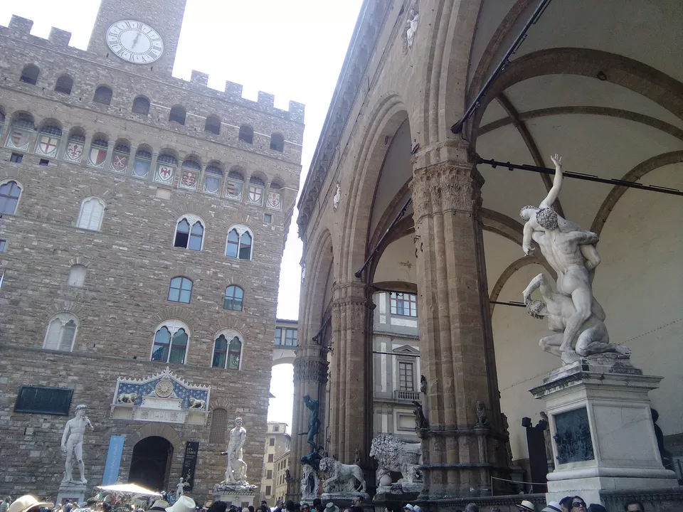 Photo of Loggia dei Lanzi, Piazza della Signoria, Florence, Metropolitan City of Florence, Italy by Shalini Rai