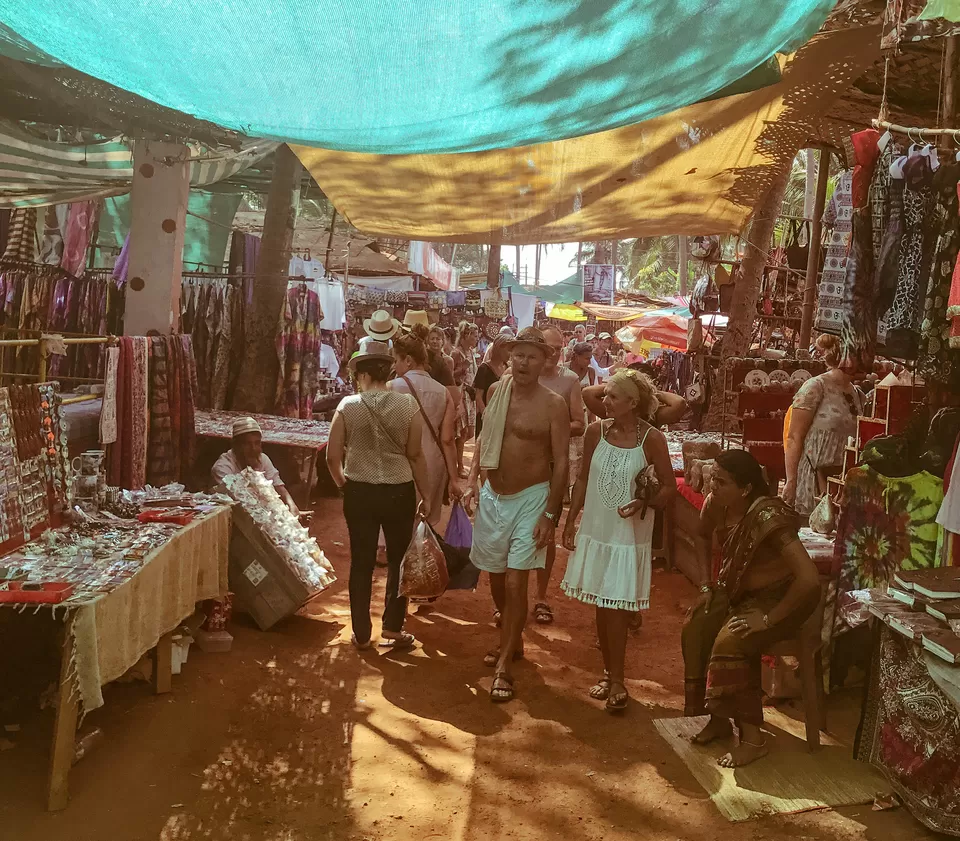 Photo of Anjuna Flea Market Path, Monteiro Vaddo, Anjuna, Goa, India by Rohit Manchanda