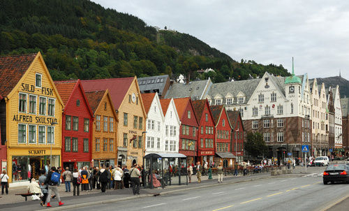 Photo of Bryggen, Bergen, Norway by Mahuya Paul