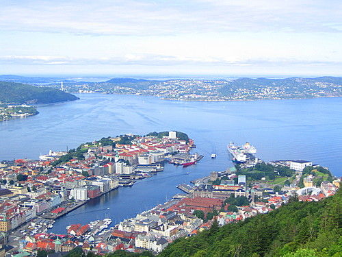 Photo of Fløyen, Bergen, Norway by Mahuya Paul