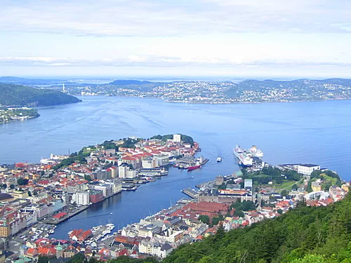 Photo of Fløyen, Bergen, Norway by Mahuya Paul