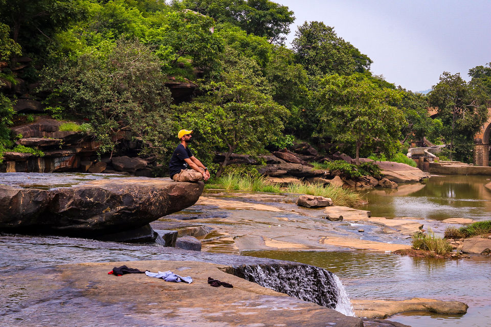 Photo of Lakhaniya Dari - A hidden waterfall in uttarpradesh by Riding Yogi