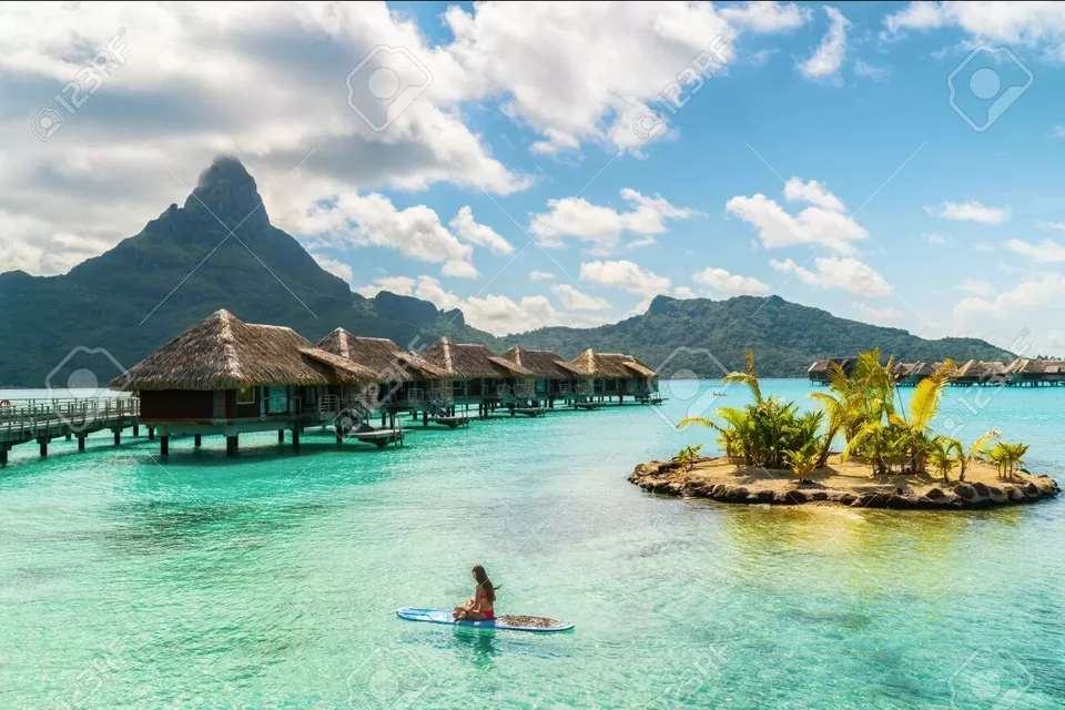 Photo of A colossal cosmos encircled by a mystique lagoon"Bora Bora,FrenchPolynesia #How To Reach Bora Bora by 𝔑𝔦𝔱𝔦𝔫 𝔎𝔲𝔪𝔞𝔯 𝔓𝔯𝔞𝔧𝔞𝔭𝔞𝔱𝔦