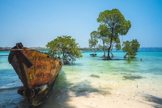 Photo of #Guitar Island Beach,
Andaman & Nicobar #How to reach Guitar Island by 𝔑𝔦𝔱𝔦𝔫 𝔎𝔲𝔪𝔞𝔯 𝔓𝔯𝔞𝔧𝔞𝔭𝔞𝔱𝔦
