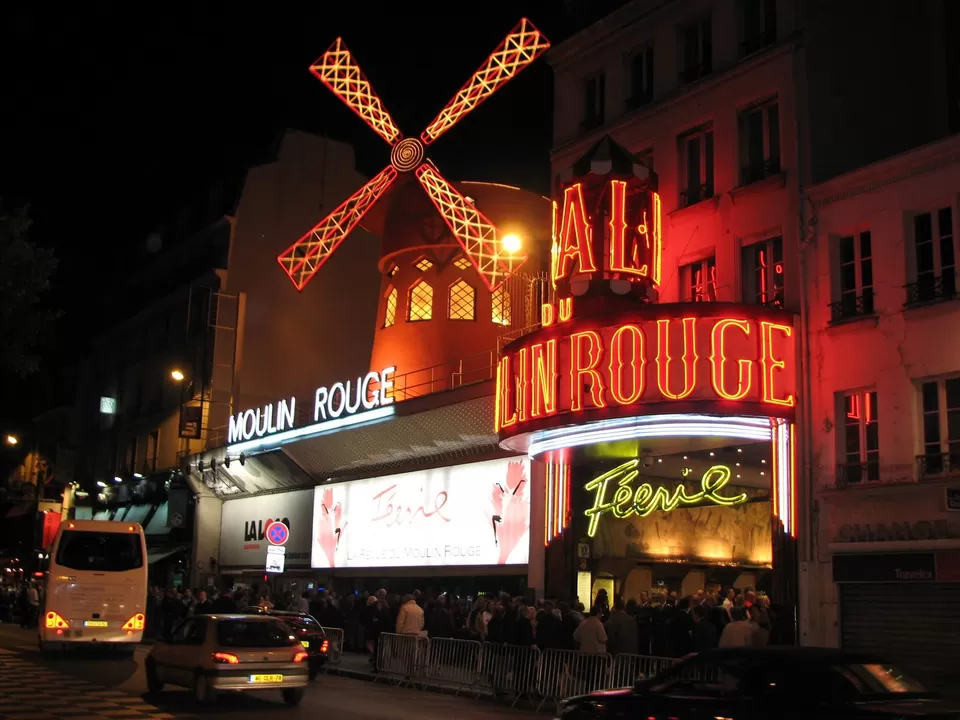 Photo of Moulin Rouge, Boulevard de Clichy, Paris, France by Bibek Chaudhuri