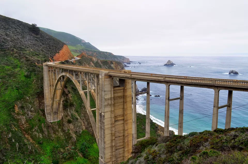 Photo of Bixby Creek Bridge, California 1, Monterey, CA, USA by Bibek Chaudhuri
