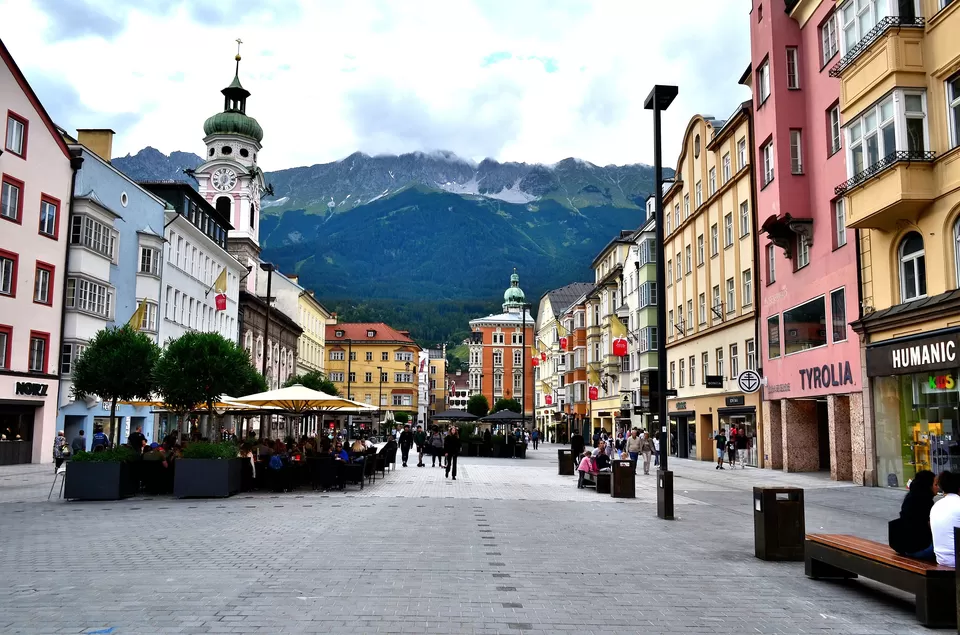 Photo of Maria-Theresien-Straße, Innsbruck, Austria by Bibek Chaudhuri