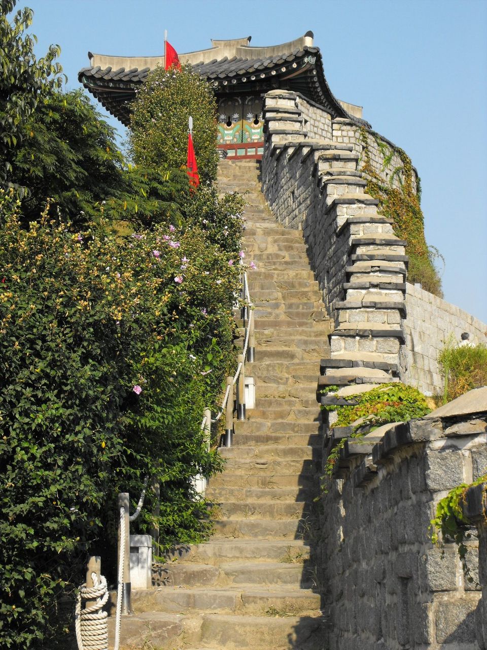 Photo of Hwaseong Fortress. by Chris Backe